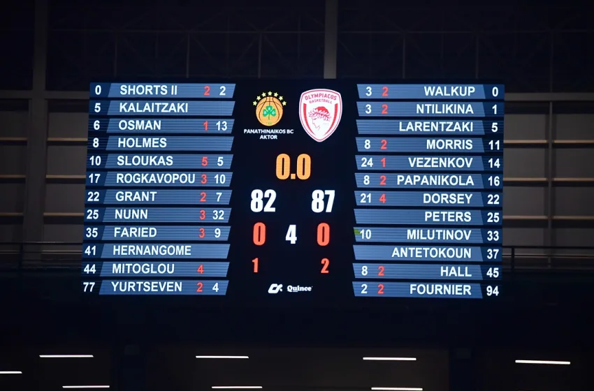  Euroleague: “Κόκκινο” το ντέρμπι των αιωνίων- Ειρωνικά συγχαρητήρια Αταμάν στη διαιτησία