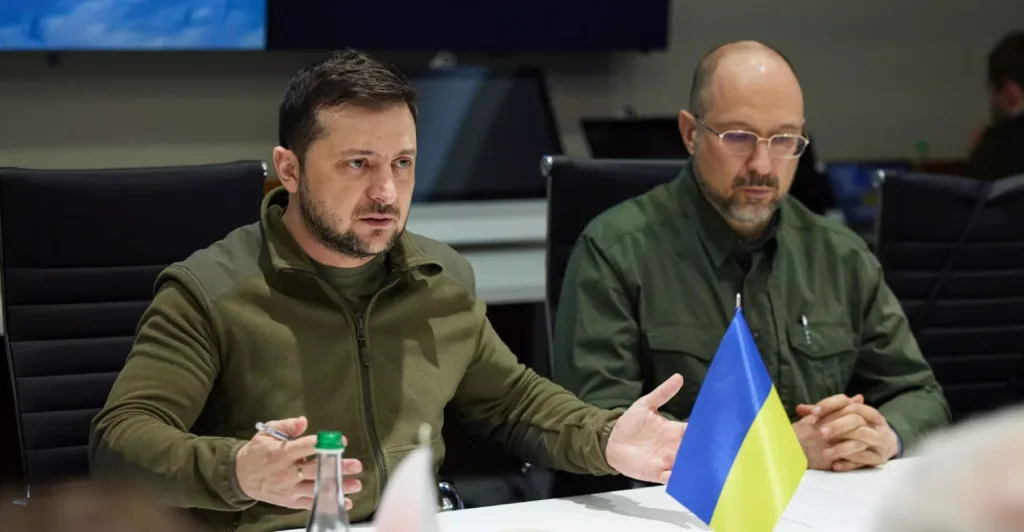 oukrania zelenski smixal