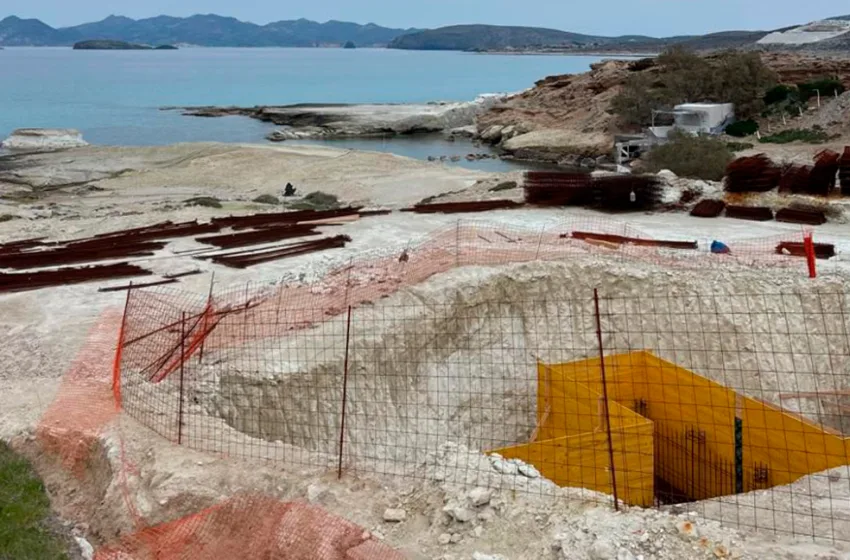  ΥΠΕΝ: Διορία ενός μήνα για πλήρη αποκατάσταση του Σαρακήνικου στην εταιρεία που έκανε τις εκσκαφές