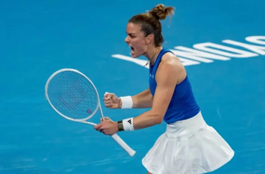  United Cup: H Σάκκαρη κέρδισε την Οσάκα με 6-4, 6-2 (vid)