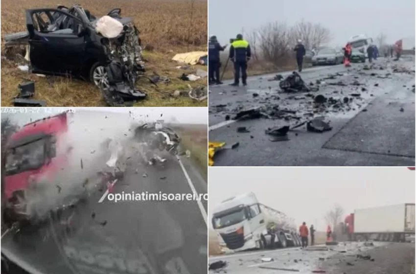  Συγκλονιστικές εικόνες μετά το θανατηφόρο τροχαίο με τους οπαδούς του ΠΑΟΚ-7 νεκροί, 3 τραυματίες