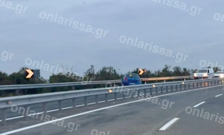  Λάρισα: Νεκρός 60χρονος οδηγός ΙΧ μετά από τρελή πορεία