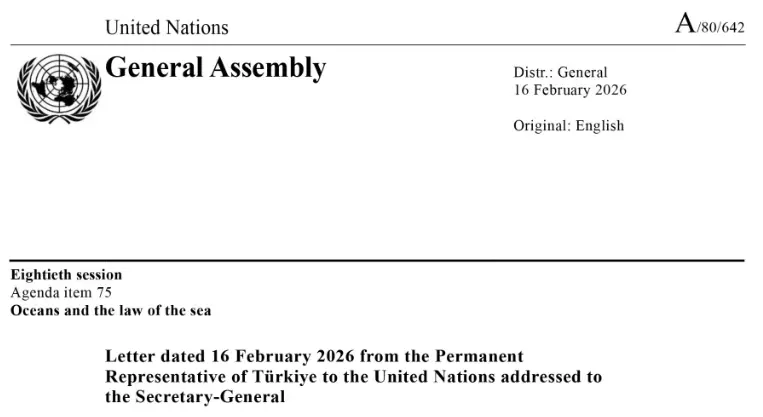 Πρώτη απάντηση Αθήνας στην τουρκική επιστολή στον ΟΗΕ- Κατηγορεί Ελλάδα-Κύπρο-Αίγυπτο για παραβίαση τουρκικών δικαιωμάτων 2 1 63