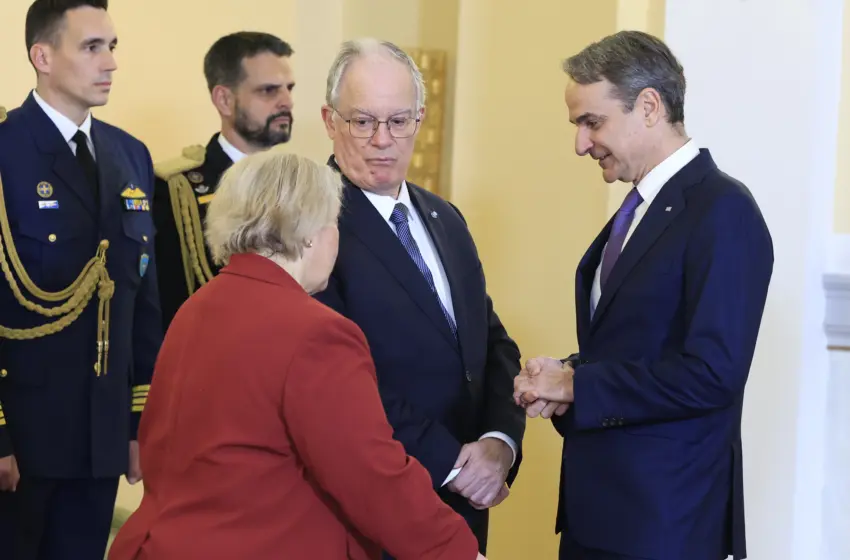  Δεξίωση Τασούλα στο Προεδρικό Μέγαρο για το Διπλωματικό Σώμα παρουσία Μητσοτάκη