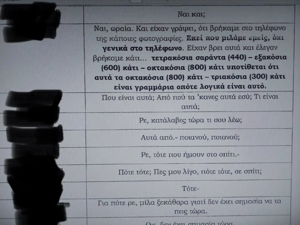 Ρόδος: Αποκαλυπτικά ντοκουμέντα από τους απομαγνητοφωνημένους διαλόγους του κυκλώματος ναρκωτικών-Τα "χακί αρβυλάκια" στο χωριό 9 71c58660 d156 454f 908b 0b144e1b4f68