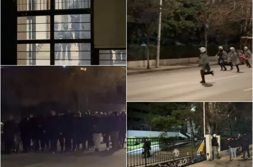  Αστυνομική επιχείρηση στο ΑΠΘ- 38 συλλήψεις εντός της Πολυτεχνικής Σχολής (vid)