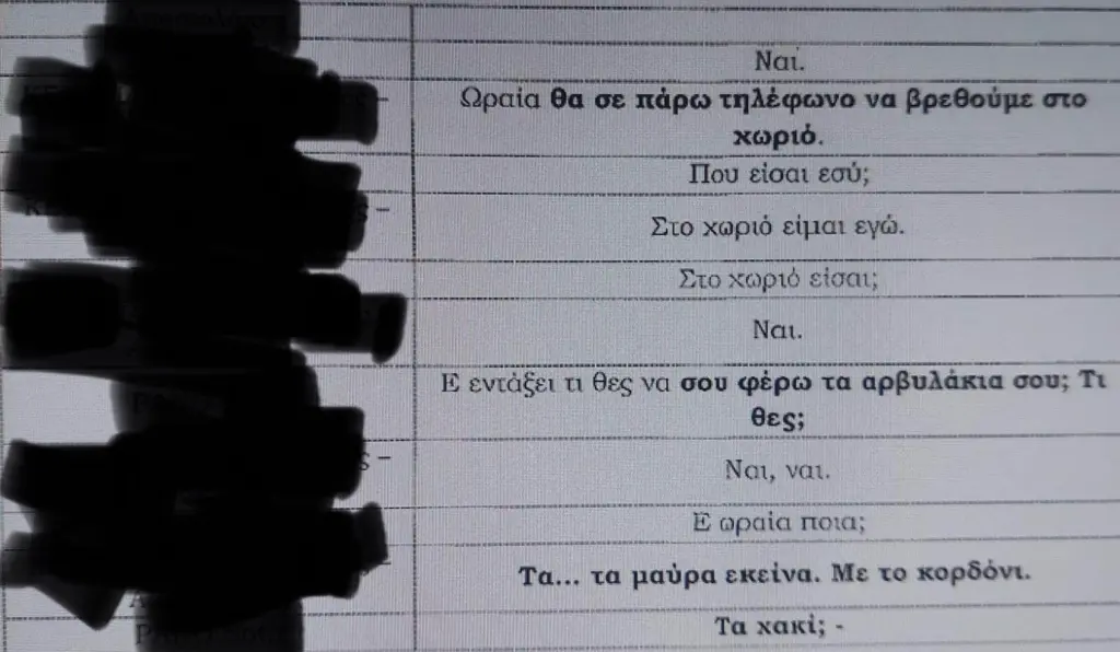 Ρόδος: Αποκαλυπτικά ντοκουμέντα από τους απομαγνητοφωνημένους διαλόγους του κυκλώματος ναρκωτικών-Τα "χακί αρβυλάκια" στο χωριό 10 ebe20101 3817 46e3 9e22 d328f36afd76