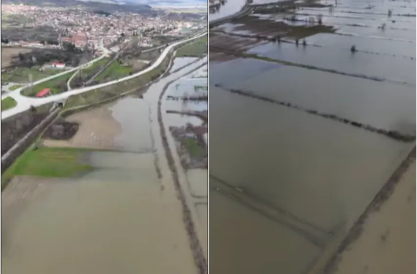  Κρίσιμη η κατάσταση στον Έβρο- Χιλιάδες στρέμματα κάτω από το νερό-112 στα Λάβαρα