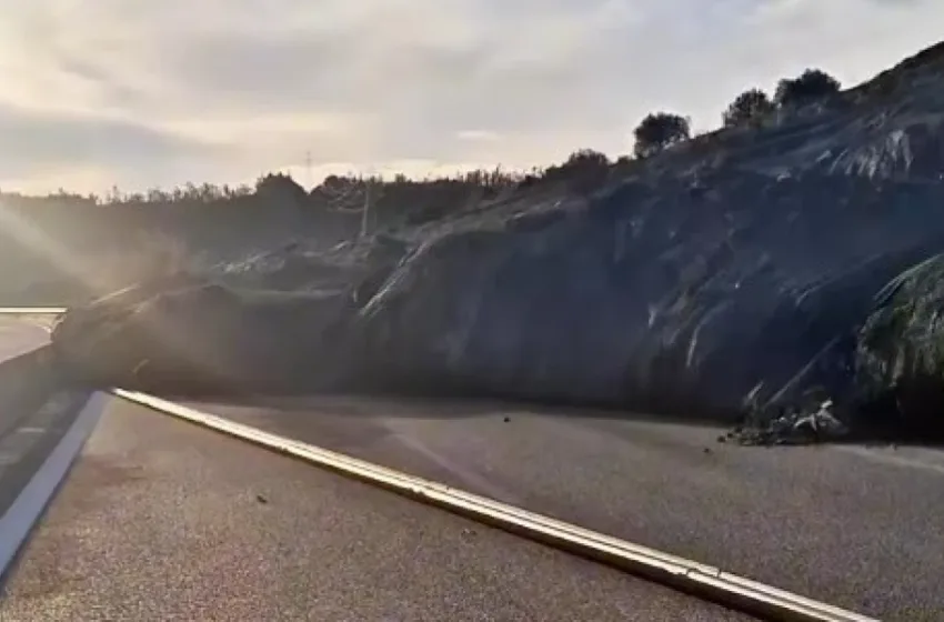  Ιόνια Οδός: Κλειστό για τρεις μήνες το ρεύμα προς Αντίρριο μετά την κατολίσθηση