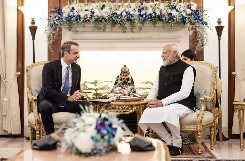  Ο Μητσοτάκης στην Ινδία- Συνάντηση με Μόντι σημαντικές επαφές με επίκεντρο την Τεχνητή Νοημοσύνη