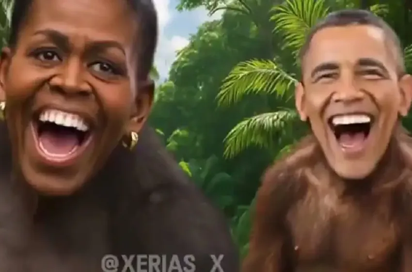  Σάλος με Τραμπ: Ανέβασε βίντεο που απεικονίζει τους Ομπάμα ως πιθήκους