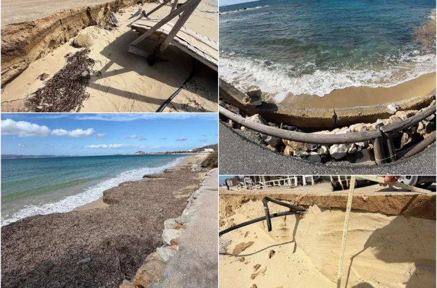  Νάξος: Παραλίες σε κίνδυνο μετά τις παρεμβάσεις-Η καθηγήτρια Ν. Ευελπίδου αναλύει στο libre τις αυτοψίες 