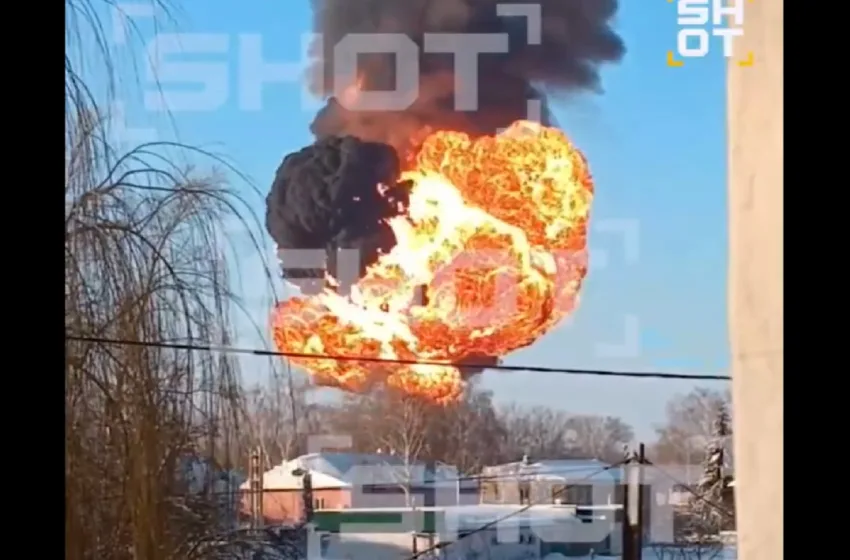  Ρωσία: Εκτροχιασμός  εμπορικού τρένου που  μετέφερε βενζίνη- Ακολούθησε ισχυρή έκρηξη