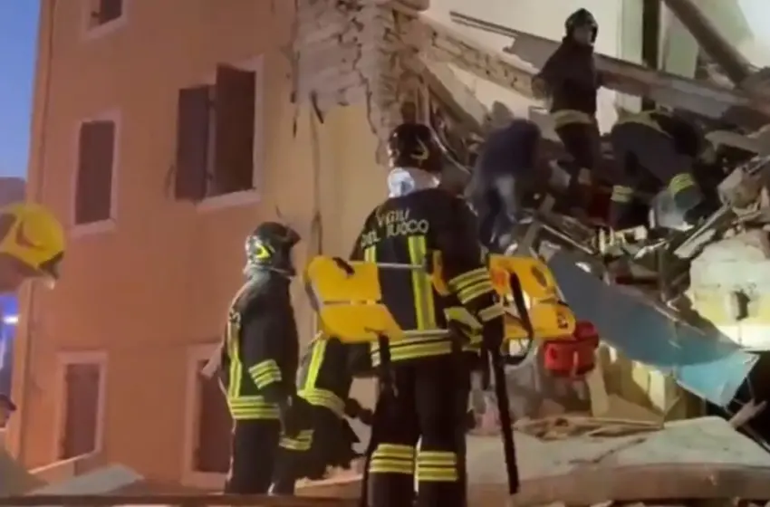  Έκρηξη σε τριώροφο κτήριο στη Βερόνα- Ένας νεκρός (vid)