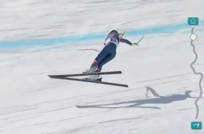  Πτώση-σοκ για τη Λίντσεϊ Βον στους Ολυμπιακούς – Μεταφέρθηκε με ελικόπτερο