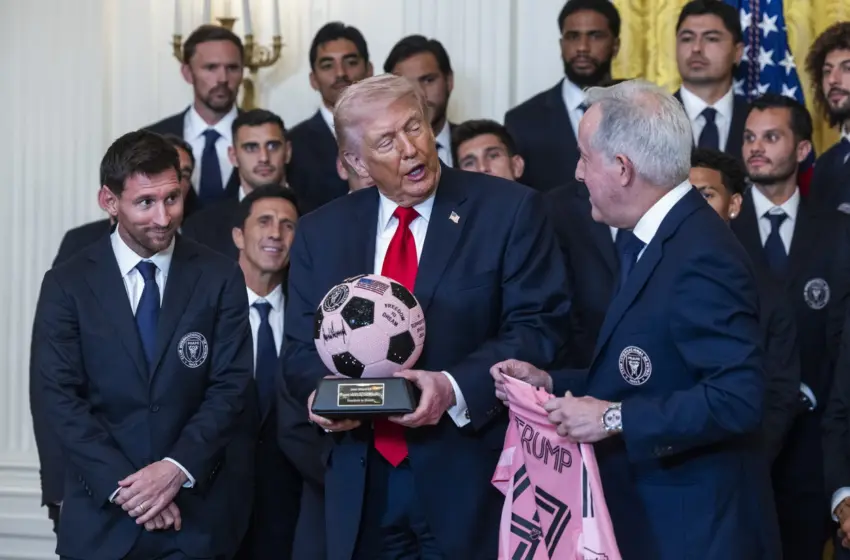  Ο Τραμπ υποδέχθηκε στον Λευκό Οίκο τον Μέσι και την Ιντερ Μαϊάμι