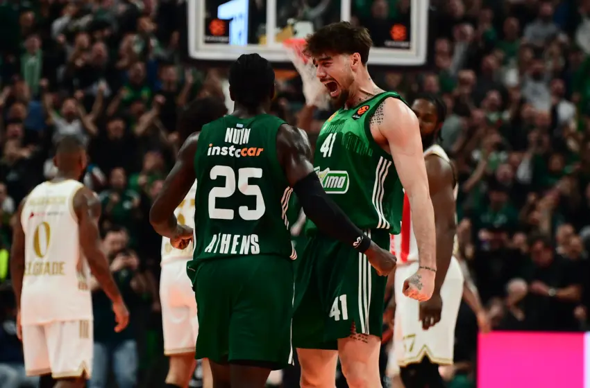  Ο Παναθηναϊκός ξύπνησε στο τελευταίο δεκάλεπτο και κέρδισε τον Έρυθρο Αστέρα