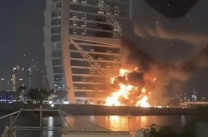  Ιρανικό drone χτύπησε το εμβληματικό Burj Al Arab στο Ντουμπάι