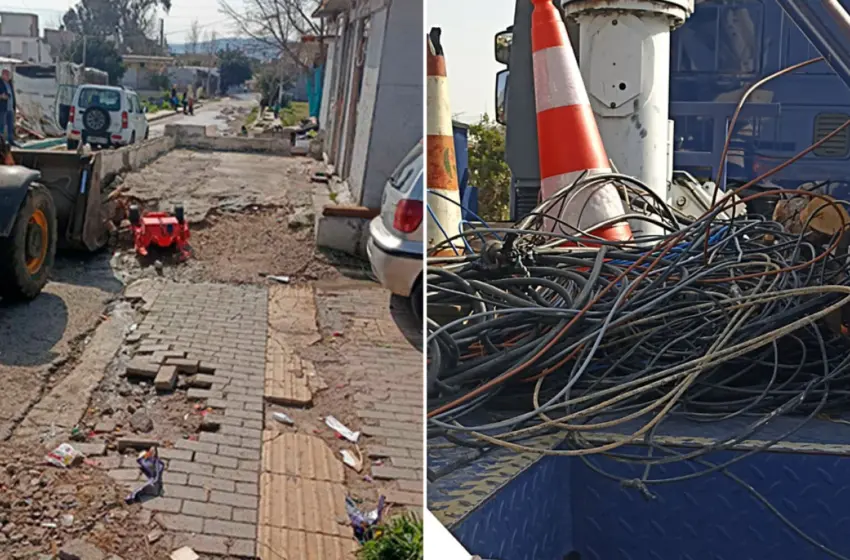  Φυλή: Ξήλωσαν καλώδια 1650 μέτρων που είχαν για ρευματοκλοπές, 12 συλλήψεις (εικόνες)