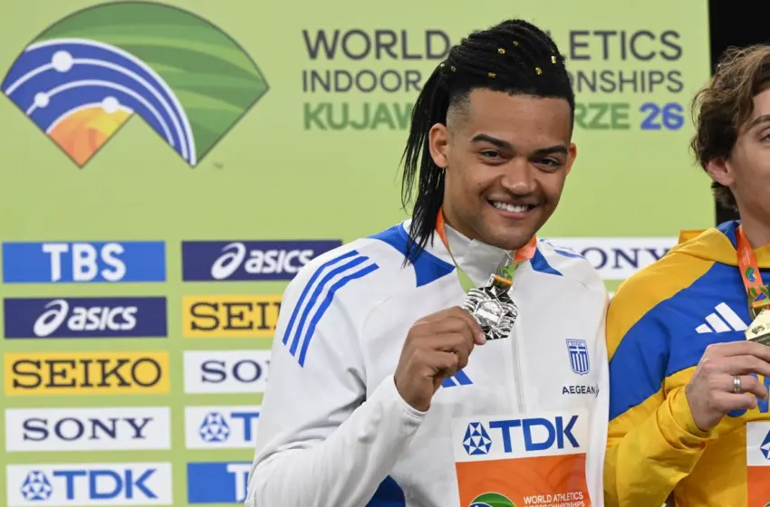  Παγκόσμιο: Η απονομή του ασημένιου μεταλλίου στον Καραλή