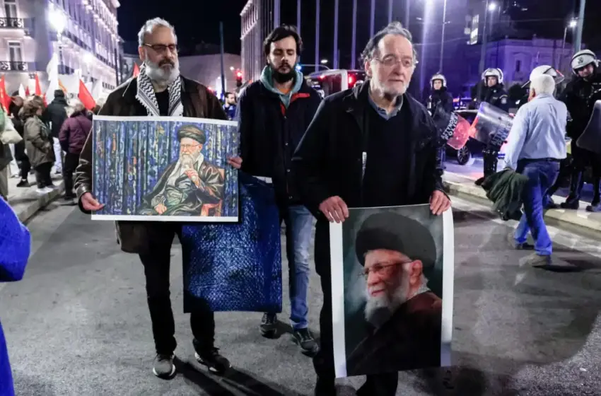  Viral η φωτογραφία του Λαφαζάνη στο συλλαλητήριο για το Ιράν: “Δεν είναι ΑΙ” λέει ο φωτορεπόρτερ