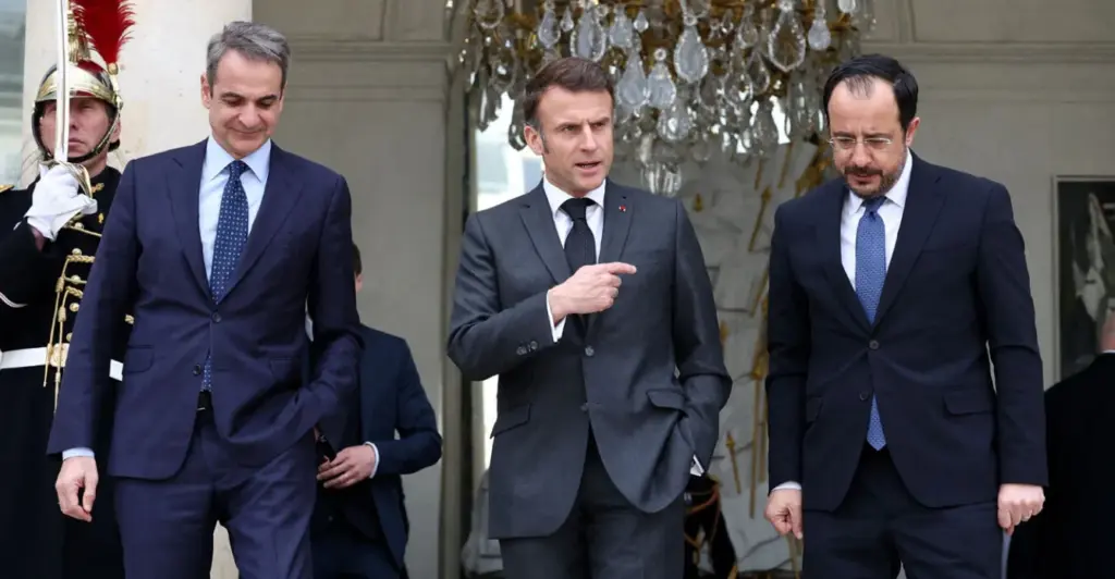 macron mitsotakis hristodoulidis