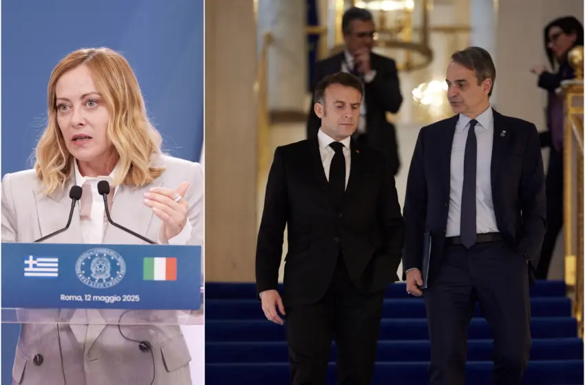  Μητσοτάκης, Μακρόν, Μελόνι συμφώνησαν να συνεργαστούν για την ελεύθερη ναυσιπλοΐα στην Ερυθρά Θάλασσα