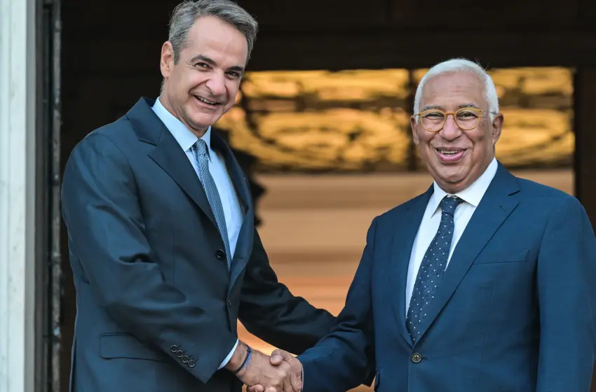  Τηλεφωνική επικοινωνία Μητσοτάκη με τον Αντόνιο Κόστα- Συζήτησαν για Μέση Ανατολή και Κύπρο