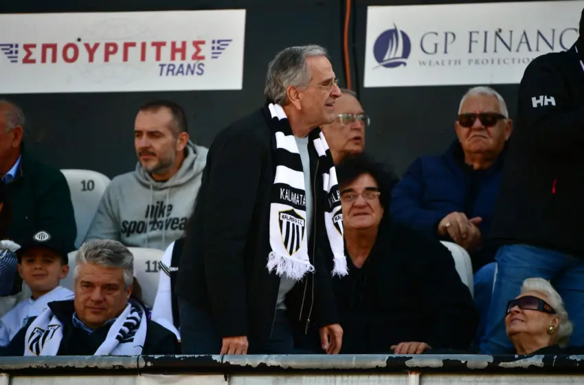  Σαμαράς:Με κασκόλ στη φιέστα  της Καλαμάτας για τη μεγάλη επιστροφή στη Super League