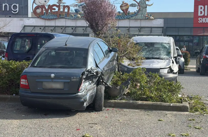  Θεσσαλονίκη: Οδηγός τράκαρε 9 αυτοκίνητα σε πάρκινγκ εμπορικού