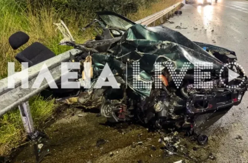  Τροχαίο με τραυματίες στην Εθνική Οδό Πύργου – Κυπαρισσίας-Σε σοβαρή κατάσταση οδηγός