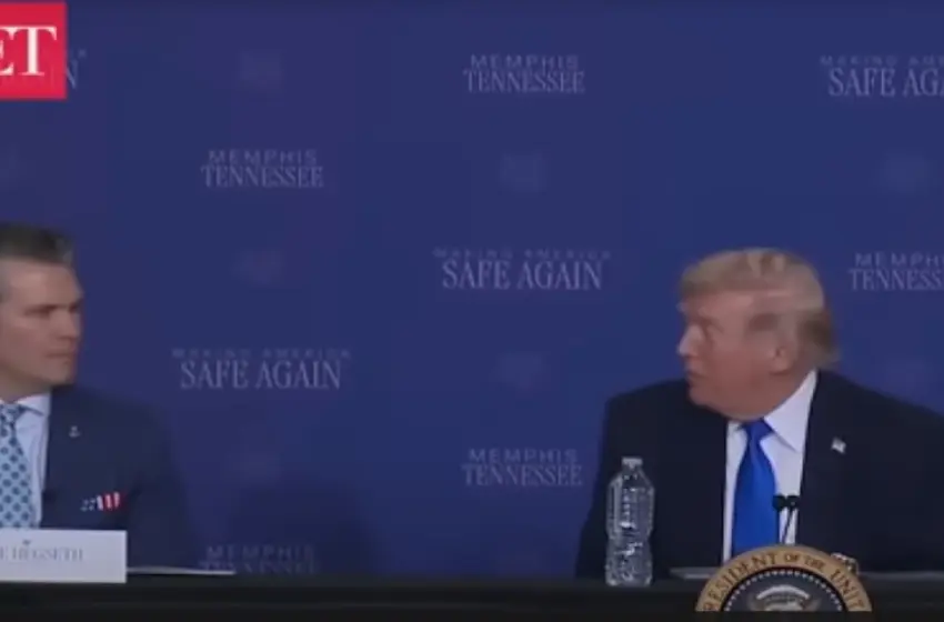  Ο Τραμπ  κάρφωσε τον Χέγκσεθ για την επίθεση στο Ιράν:”Ο Πιτ είπε ας το κάνουμε”