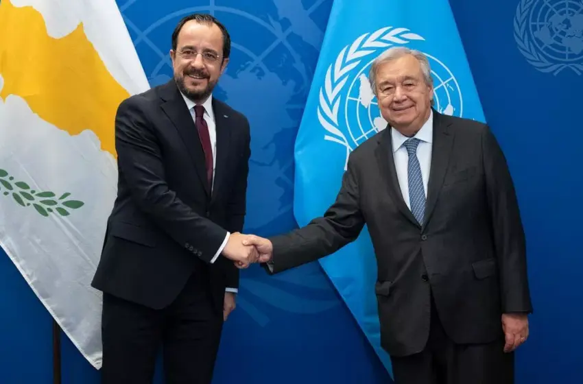  Συνάντηση Χριστοδουλίδη-Γκουτέρες στις Βρυξέλλες για το Κυπριακό