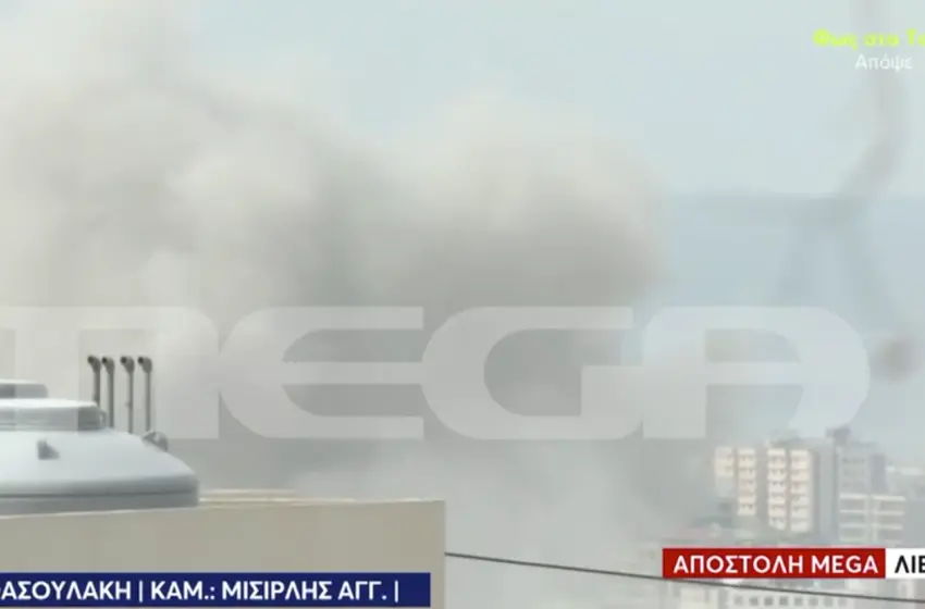  Συγκλονιστικά βίντεο: Βόμβες πέφτουν κοντά σε συνεργεία του MEGA