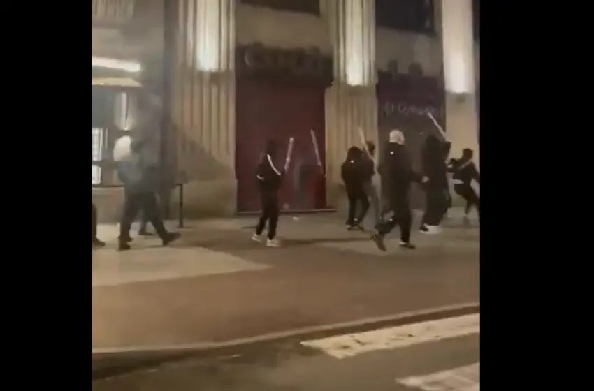  Θέλτα-Λιόν: Άγρια συμπλοκή μεταξύ οπαδών με στυλιάρια και τραυματίες (vid)