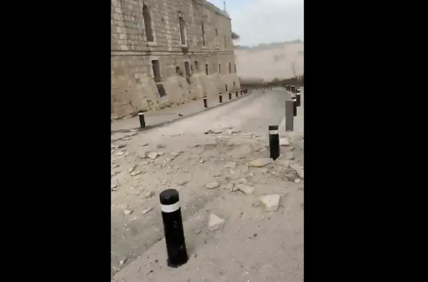  Πύραυλος έπεσε κοντά στον ναό του Παναγίου Τάφου στην Ιερουσαλήμ (vid)