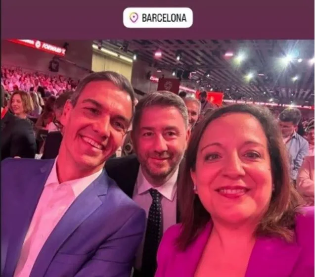  Ο Ανδρουλάκης στη Βαρκελώνη–Η selfie με τον Σάντσεθ