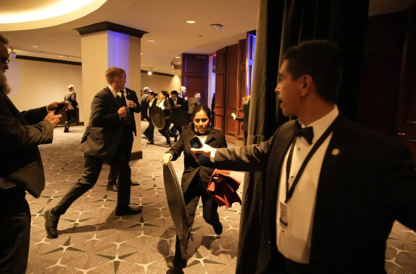  Συναγερμός στην Ουάσιγκτον: Βίντεο από την απομάκρυνση Τραμπ μετά από πυροβολισμούς σε δείπνο-Το χρονικό