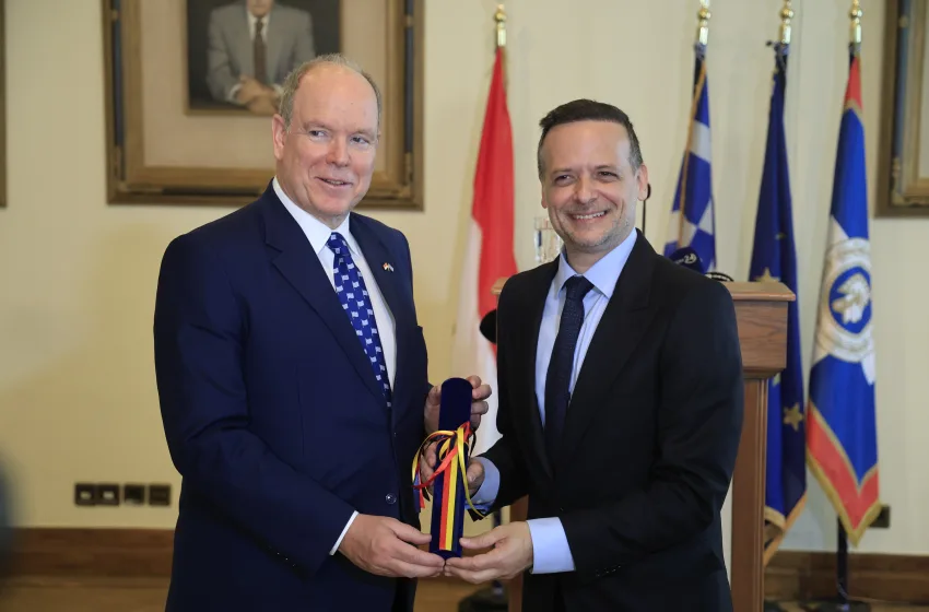  Δούκας: Το Μετάλλιο του Δήμου Αθηναίων στον πρίγκιπα Αλβέρτο Β’ του Μονακό 