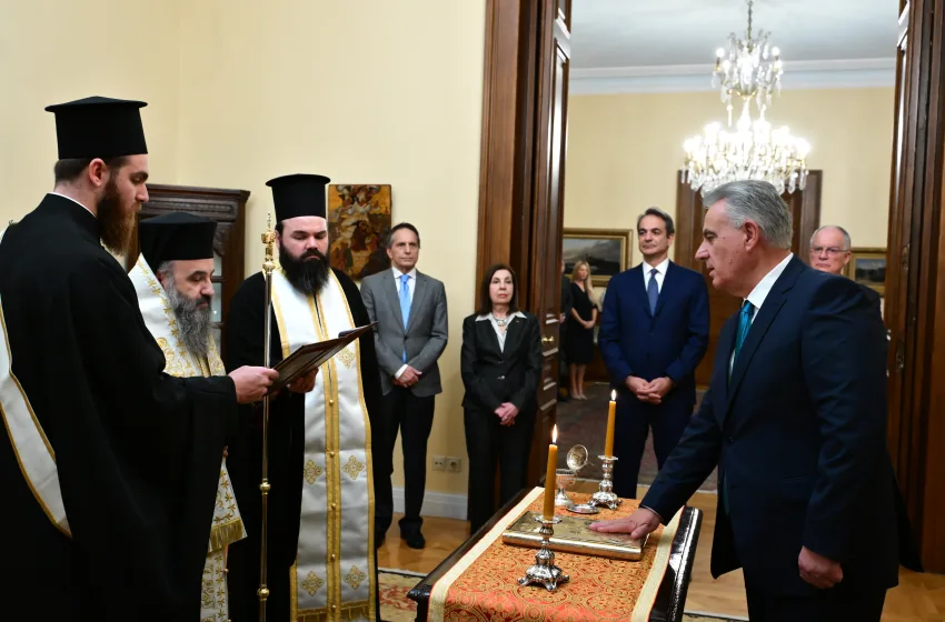  Καββαδάς: Ορκίστηκε ο νέος υφυπουργός Αγροτικής Ανάπτυξης και Τροφίμων