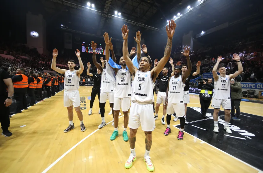  Europe Cup: Προβάδισμα τίτλου για τον ΠΑΟΚ, πάει Ισπανία με +6