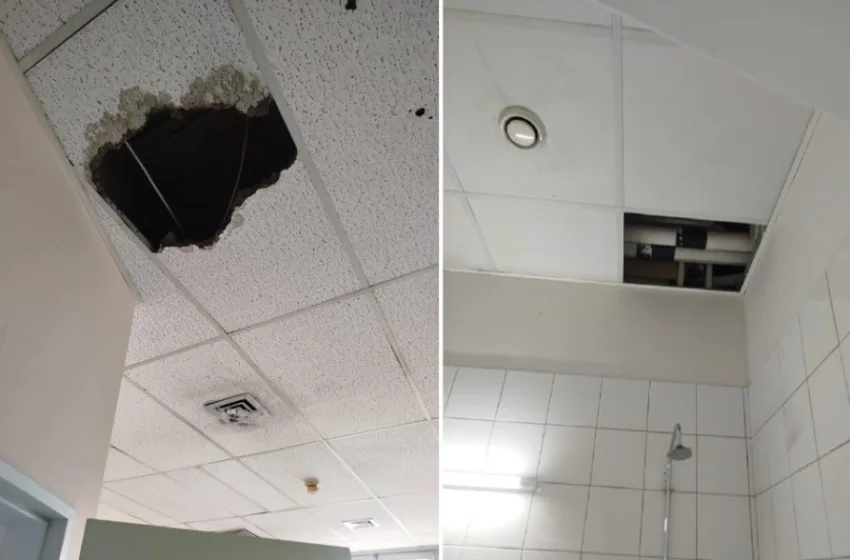  Θριάσιο νοσοκομείο: Έπεσε τμήμα οροφής σε θάλαμο ασθενών στην ψυχιατρική κλινική