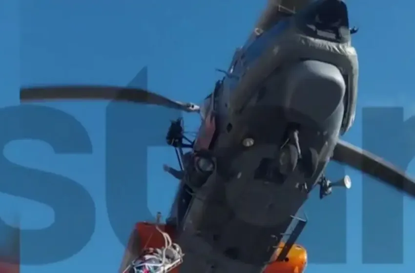  Αγρίνιο: Βίντεο-ντοκουμέντο από την επιχείρηση διάσωσης του ορειβάτη με ελικόπτερο