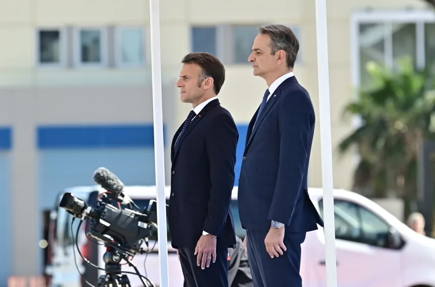  Το μήνυμα Μακρόν από τη φρεγάτα “Κίμων”:  “Είμαστε ενωμένοι” (Εικόνες και βίντεο)
