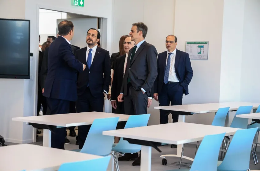  Μητσοτάκης και Χριστοδουλίδης εγκαινιάζουν το παράρτημα του Πανεπιστημίου Λευκωσίας στην Αθήνα (vid)