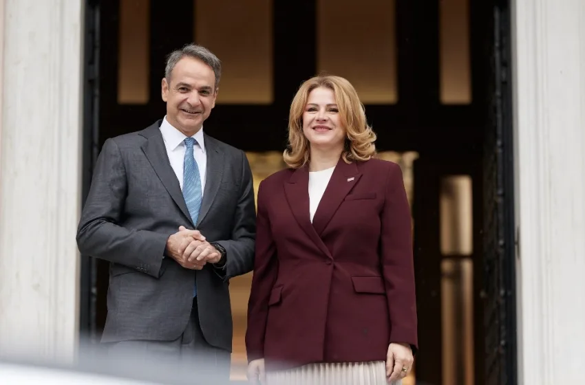  Μαξίμου: Συνάντηση Μητσοτάκη με την πρωθυπουργό της Λετονίας 