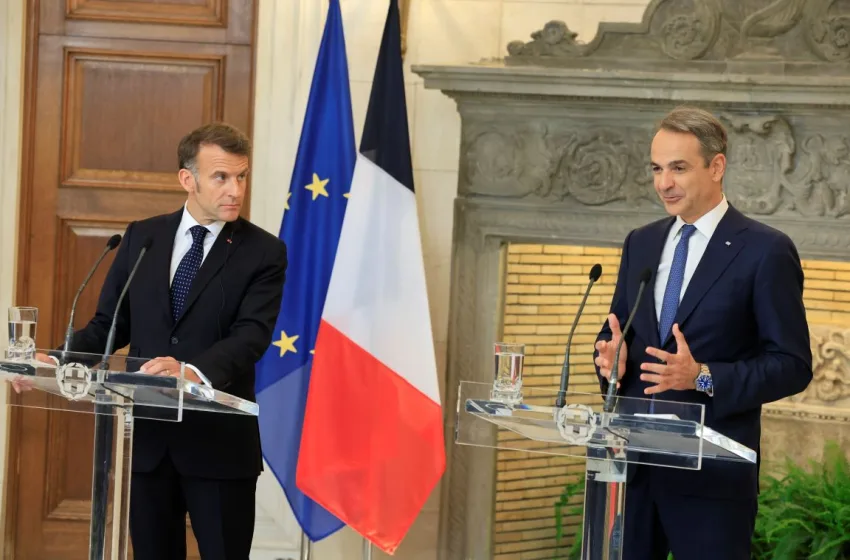  Μητσοτάκης: Κορωνίδα των συμφωνιών η ρήτρα αμοιβαίας συνδρομής-Μακρόν: Θα είμαστε στο πλευρό σας