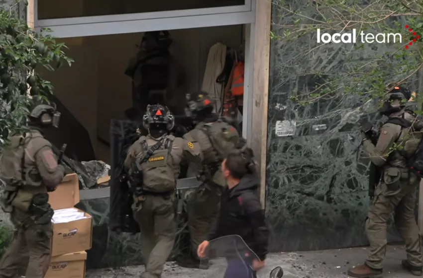  Νάπολη: Ληστές κράτησαν ομήρους σε τράπεζα- Διέφυγαν από τρύπα στο πάτωμα (vid)