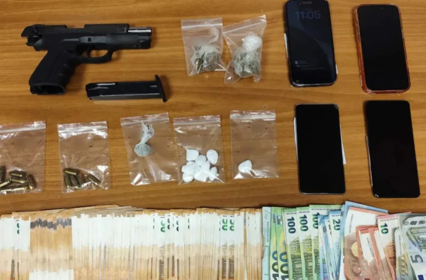  Περιστέρι: Χειροπέδες σε δυο άτομα  για ναρκωτικά και όπλο