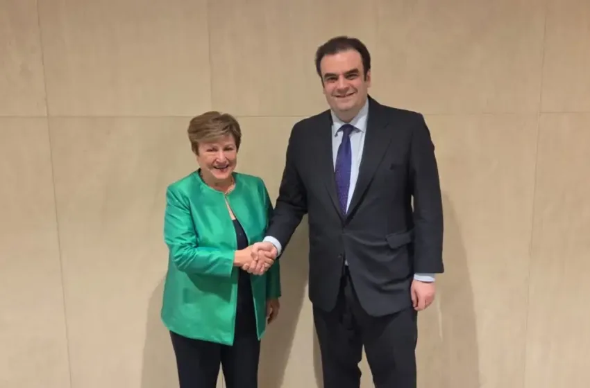  Συνάντηση Πιερρακάκη-Γκεοργκίεβα στο ΔΝΤ: Στο τραπέζι η θετική πορεία της ελληνικής οικονομίας